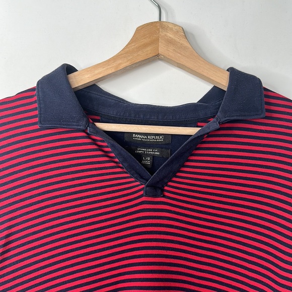 Banana Republic Luxury Touch Ulta-Doux Standard Fit Polo Shirt Mens Size L - Picture 5 of 5